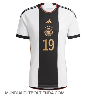 Camiseta Alemania Leroy Sane #19 Primera Equipación Replica Mundial 2022 mangas cortas